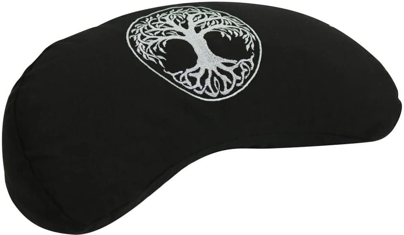 Deuser Deuser GmbH & Co KG 121054H - Yoga Mondkissen Schwarz Schwarz