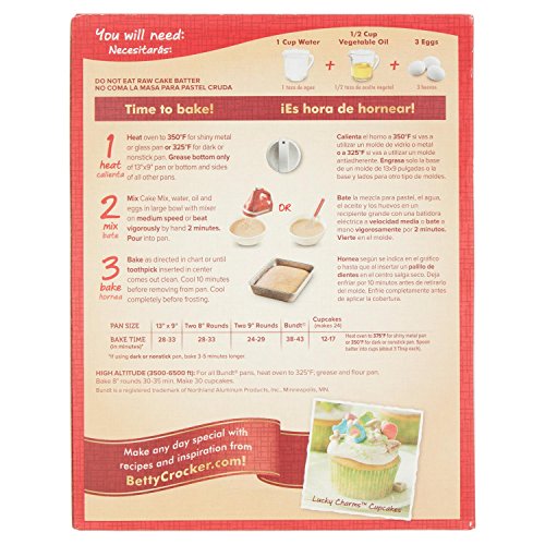 Image of Betty Crocker Super Moist Cake Mix Cherry Chip