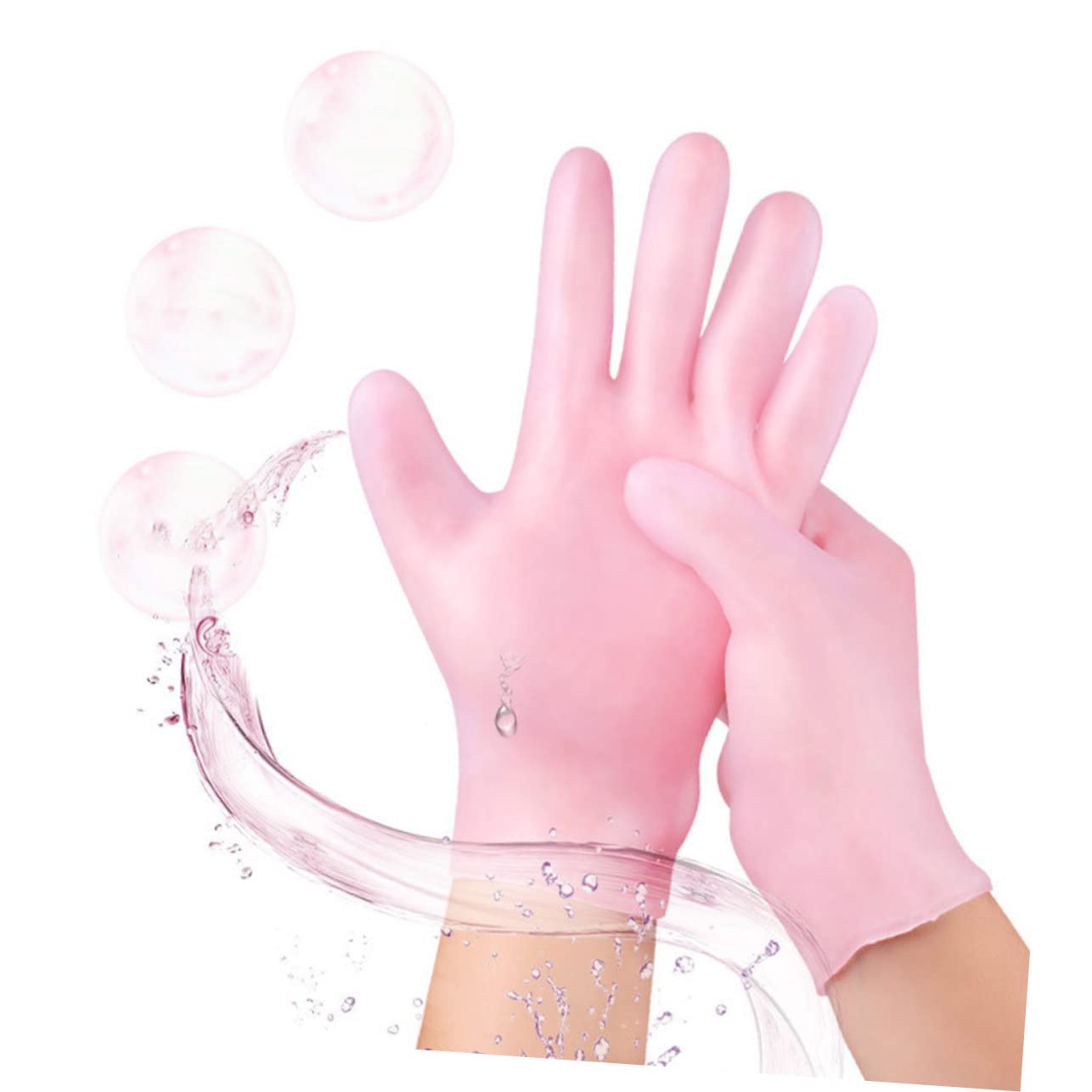 SOESFOUFU Remover Socks Moisturizing Foot Socks Foot Care Gloves Exfoliating Socks Soft Comfortable Pink