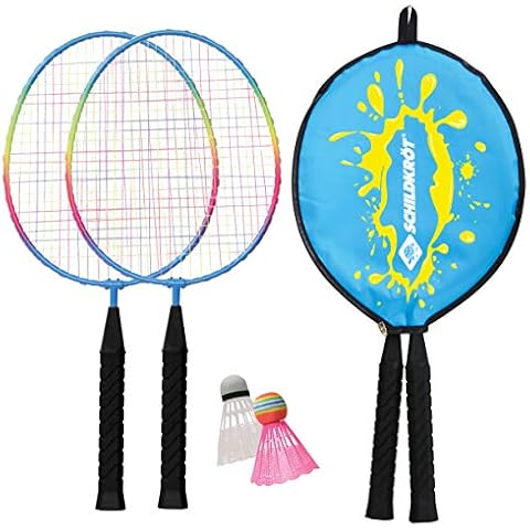 Schildkröt Unisex Jugend Federball-sæt Junior, 970907 Schildkr t Kinder Federball Set Junior 2 verk rzte Schl ger 45 5 cm Federb lle in 3 4 H ll, Federball Set Junior, 970907, Junior EU Cover