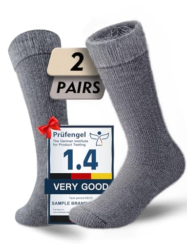 Alpaca Wool Cozy Thermal Boot Socks Fuzzy Warm Thick Winter House...