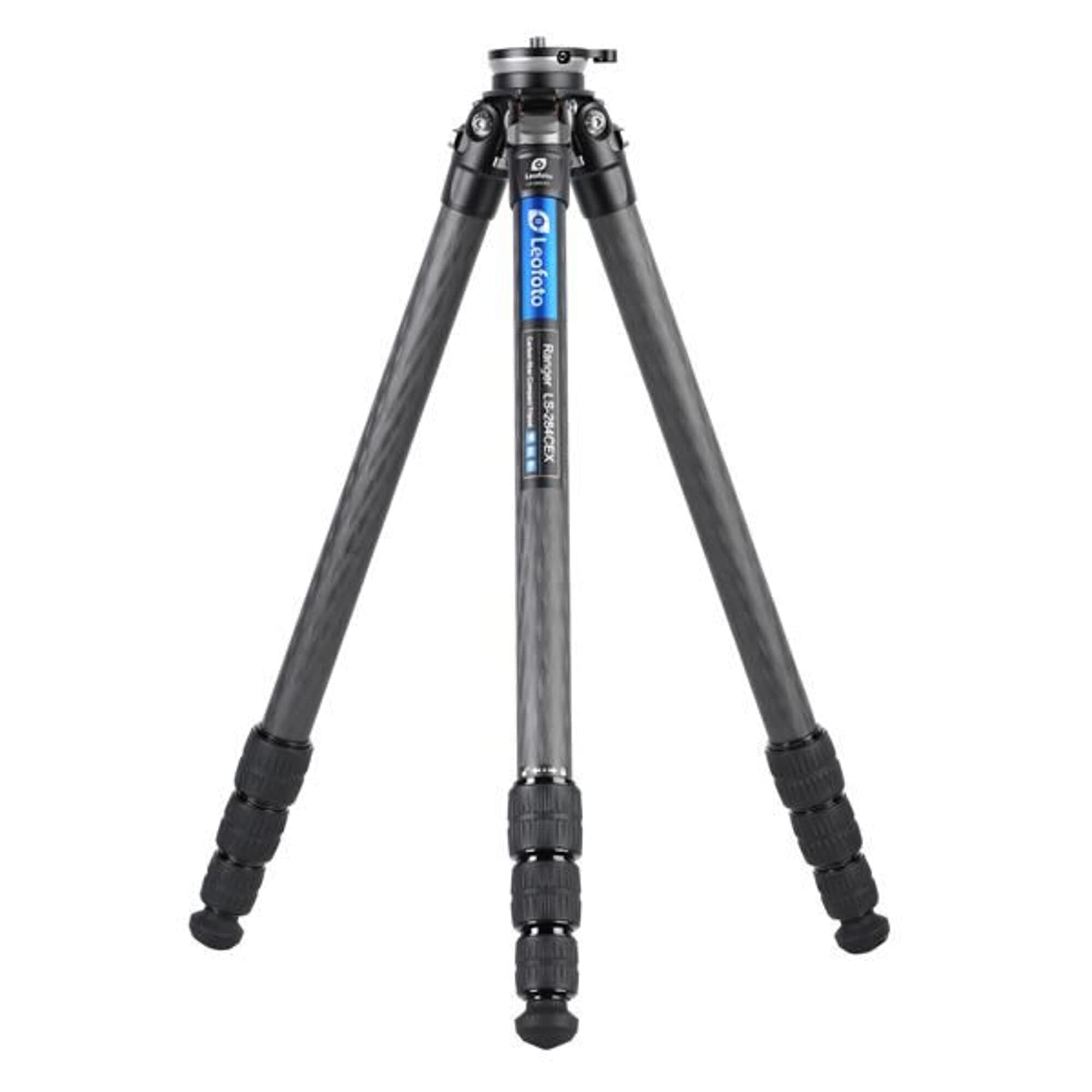Leofoto Ranger - Statyw węglowy do aparatów fotograficznych - nośność 10 kg - wysuwane nóżki - min. wysokość od 86 cm do maks. wysokości 146,5 cm - LS-284CEX