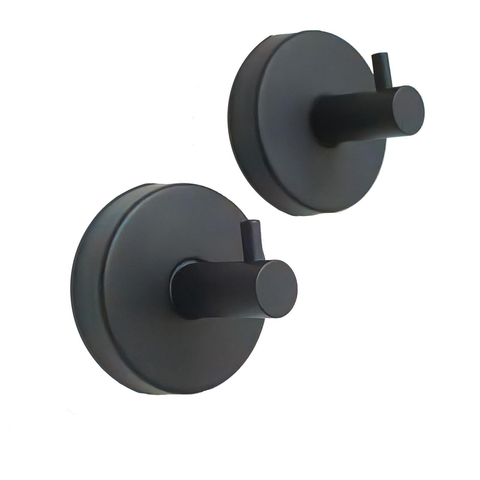 Chliinl 2PCS Suction Cup Hooks, Bathroom Towel Hook Suction Cup Holder Stainless Steel Suction Hook Shower Hooks for Shower Bathroom Kitchen Glass Door Window