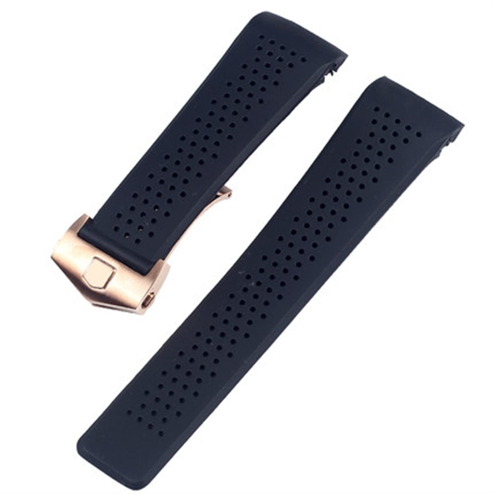 Bracelet de montre pour Tag Grand Carrera Aquaracer silicone - 8