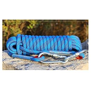 Touw Blauw 10mm-16mm Slijtvast Nylon Veiligheidstouw, Bergavontuur Abseilen Touw, Zeer Sterk Levensreddend…