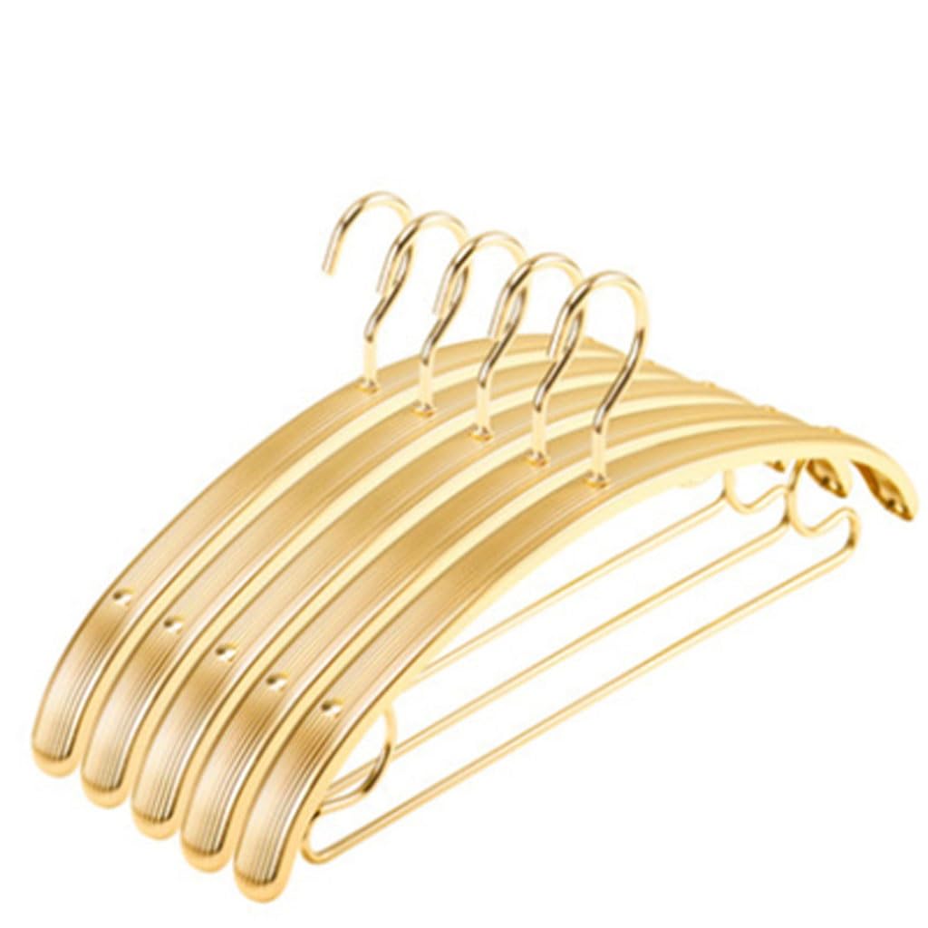 HCZKIUJY Coat Hangers Adult 10 Pack Non Slip Clothes Hangers Aluminum Alloy Durable Hangers hangers for clothes non slip
