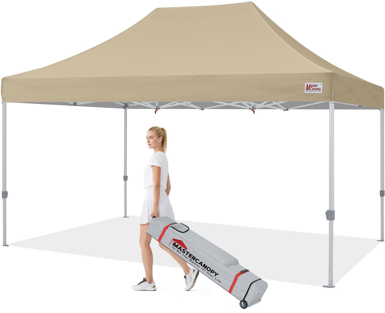MASTERCANOPY Pop Up Canopy Tent Commercial Grade 10x15