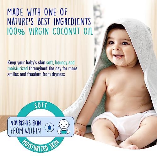 Image of Parachute Advansed Baby Soap for Newborn Babies | Doctor Certified | Virgin Coconut Oil & Coconut Milk | Prevents Dryness | 75gm x 3