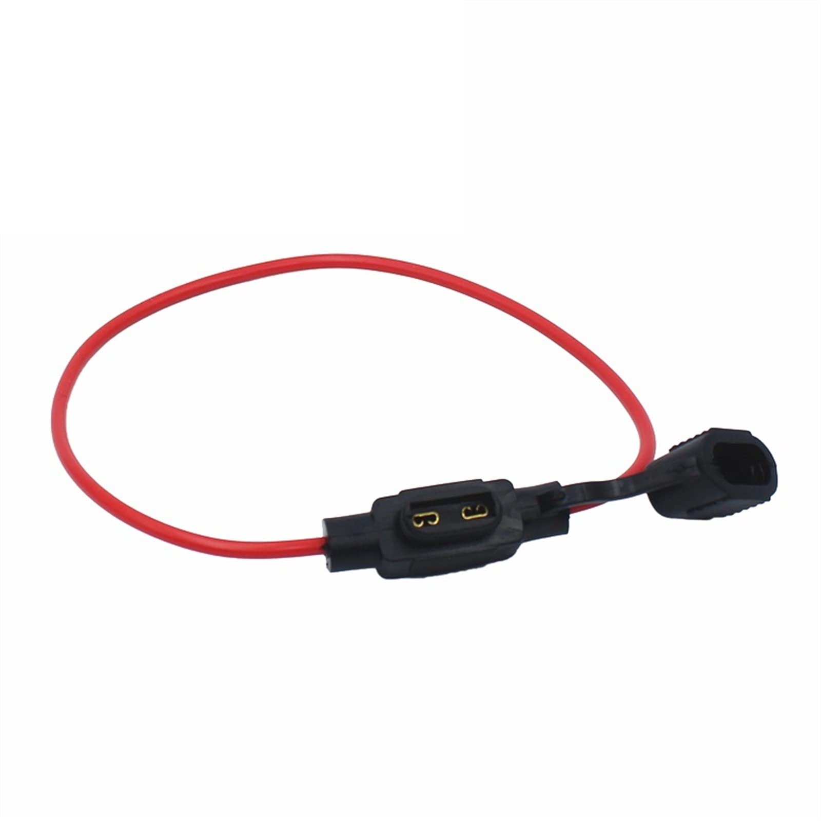 100 Uds. Portafusibles en línea Impermeables for Coche + 1 Uds. Insertos de Fusible(20A and Fuse Holder)