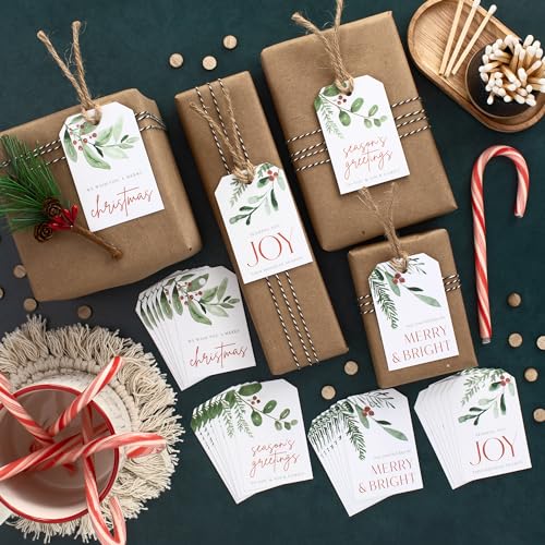Beautifulchristmasgifttags48qualitycraftlabelswithropeforpersonalizingyourholidaypresentsspreadjoyandcheerwiththesefestivechristmasnametagstickers  Urban Country Home Decor Beautiful christmas gift tags 48 quality craft labels with rope for personalizing your holiday presents spread joy and cheer with these festive christmas name tag stickers  urban country home decor