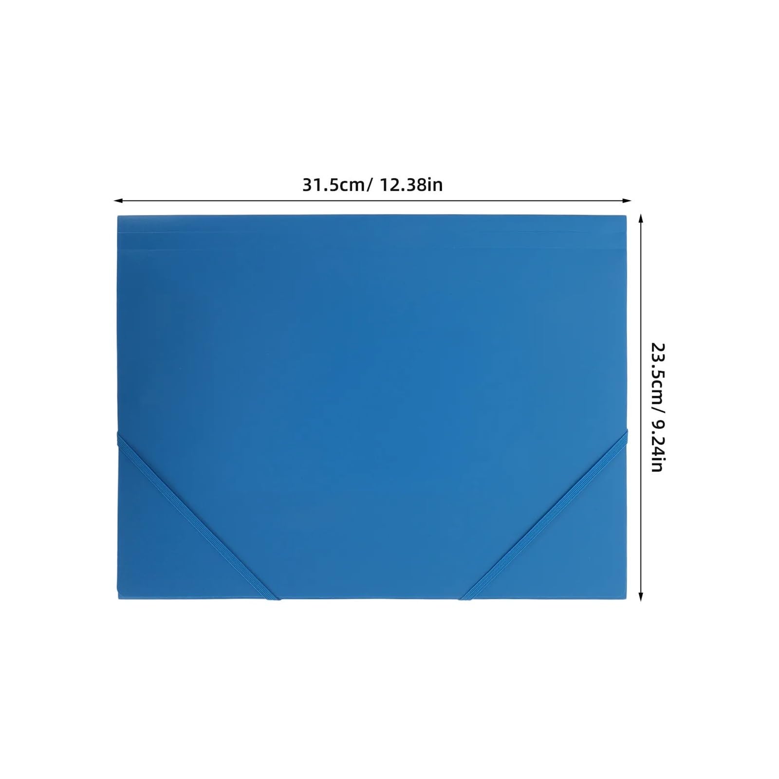 Organizer na dokumenty, Plastikowy organizer na dokumenty z gumką | Wielokolorowy 31,5 x 23,5 x 1 cm Do podróży biurowych i domowych: 7 elastycznych teczek na dokumenty