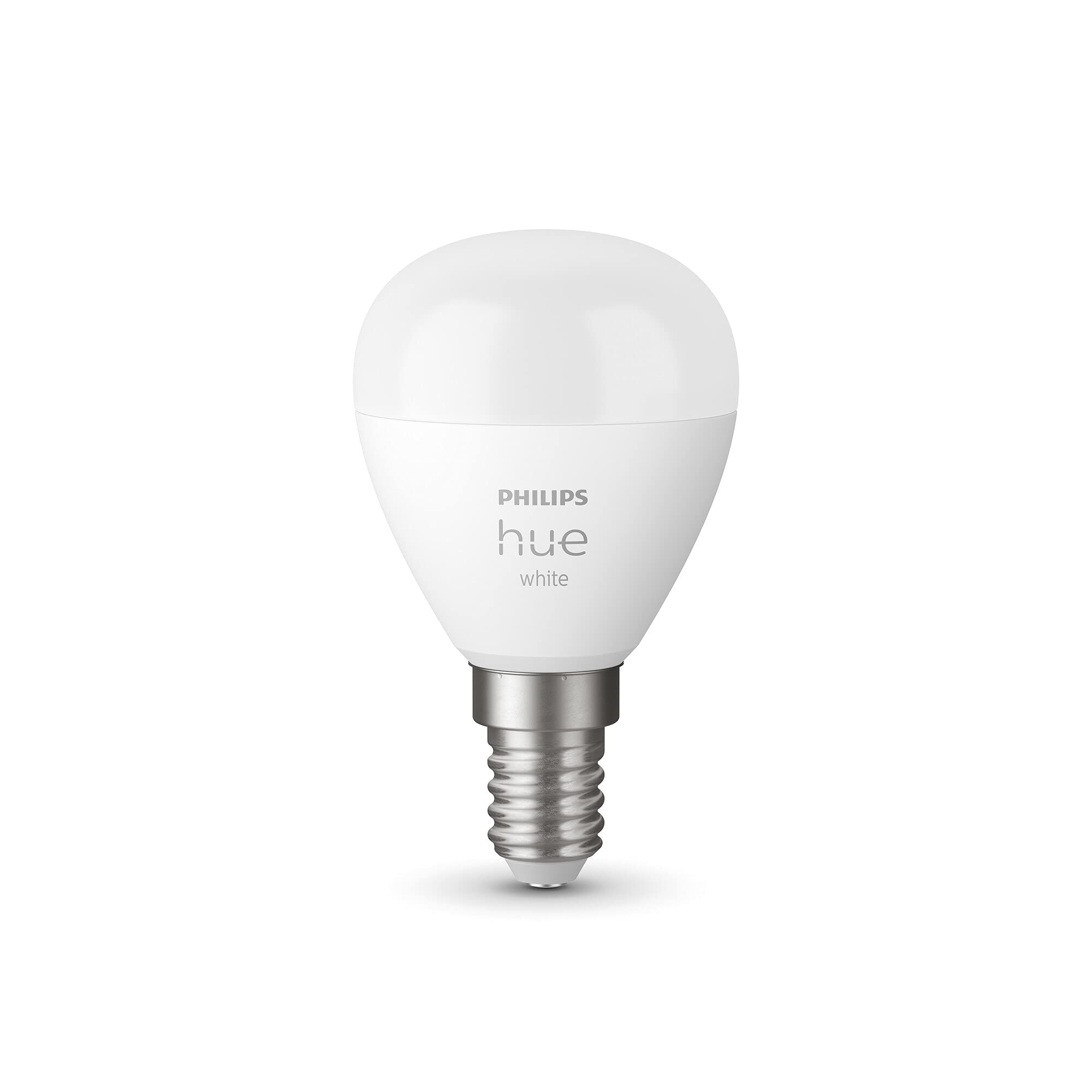 Philips Hue White Lampadina Smart LED, Luce Bianca Calda, Bluetooth, Dimmerabile, E14
