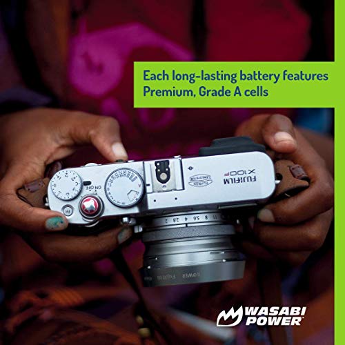 Image of Wasabi Power Battery (4-Pack) for Fujifilm NP-W126 & FinePix HS33EXR, HS50EXR, X-T100, X-T200, X100F, X100V, X-A10, X-E2S, X-E3, X-E4, X-Pro2, X-Pro3, X-T1, X-T2, X-T3, X-T10, X-T20, X-T30, X-T30 II