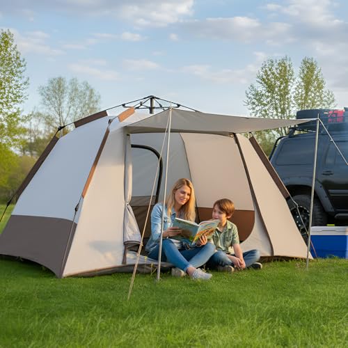 Carpa instantánea para 2 personas, fácil montaje y resistente al agua miniatura 3