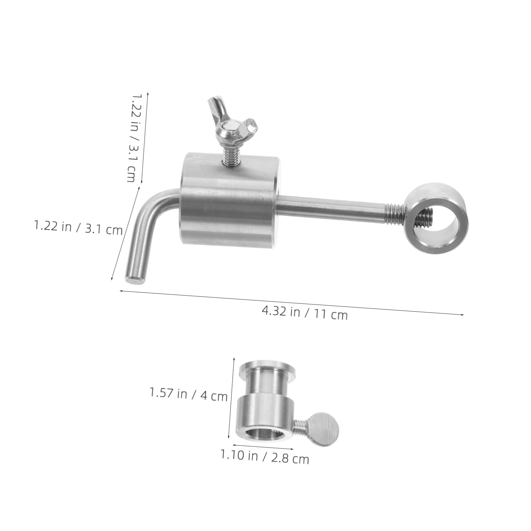 COLLBATH Grill Rotisserie Fork Counterweights Roasting Oven Counterweights Stainless Steel Balancing Tool