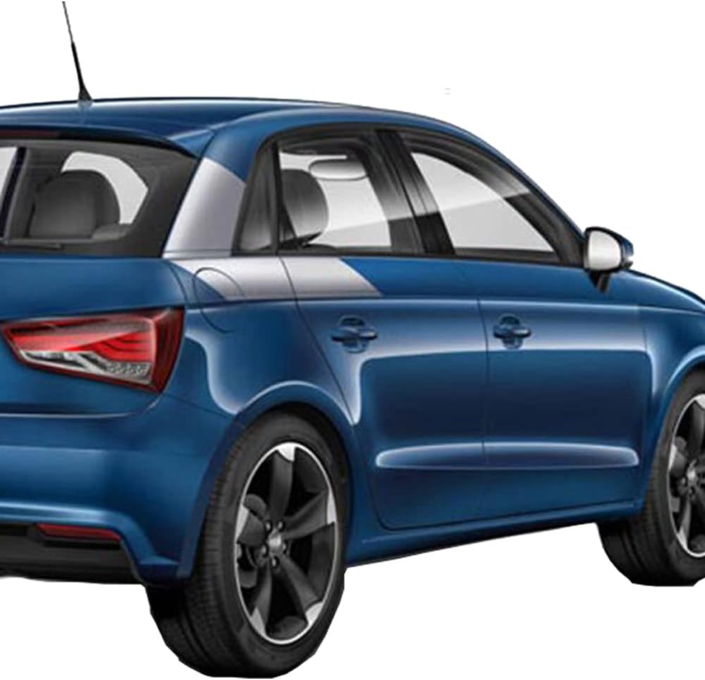 Audi 8XG064317Z7G RMC-B Decoration Foils Set in V Design for A1 Sportback in Metallic Silver