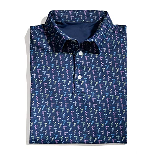 ChalkTalkSPORTS Lacrosse Short Sleeve Polo Shirts - Mens Lacrosse Performance Sport Polo - Youth & Adult Sizes2