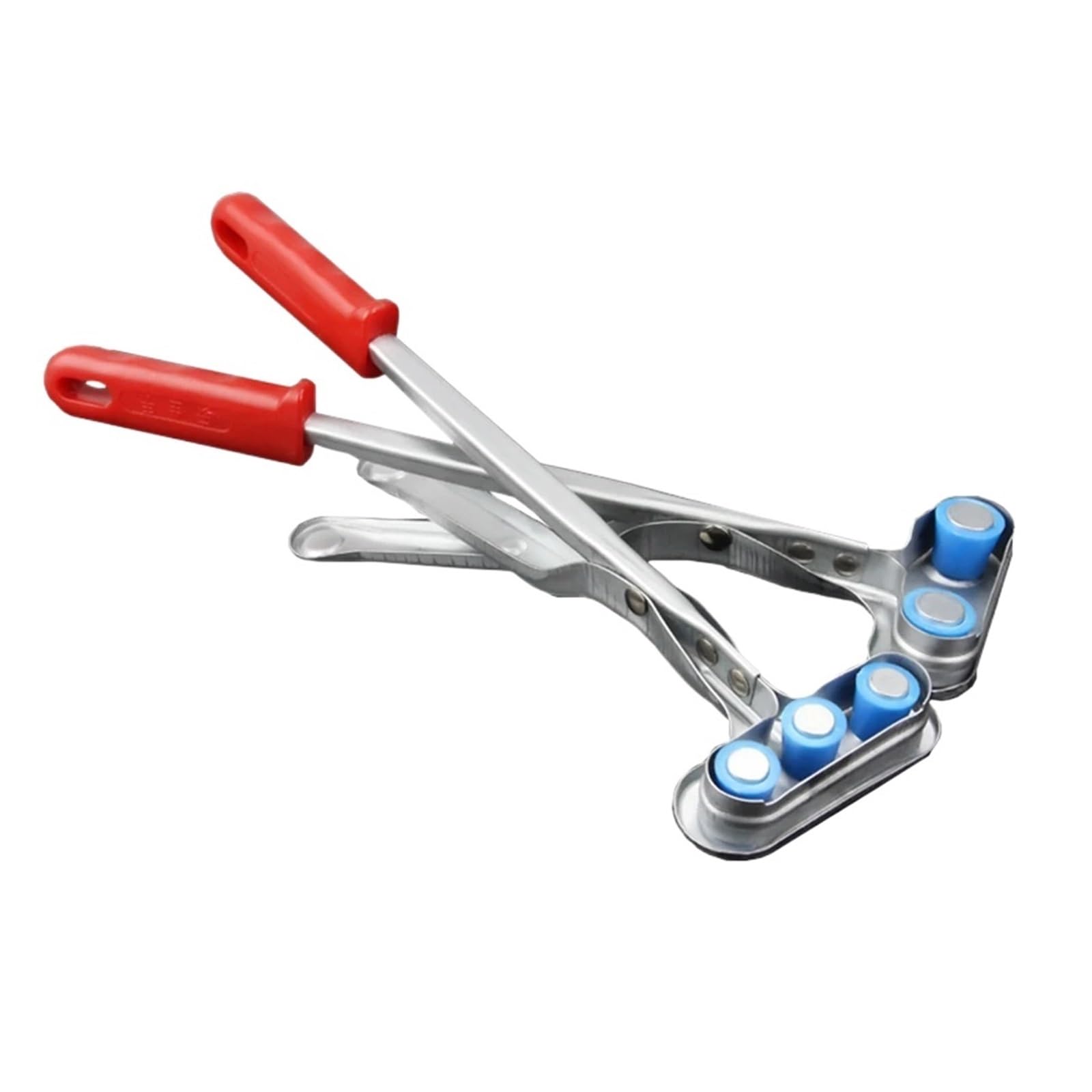 Herramienta magnética para Recoger Objetos Pesados Alicates de Seguridad magnéticos Fuertes, Dispositivo de Mango de Seguridad, máquinas cortadoras de Fibra, recogedor de Metal(One Head-1.0kg)