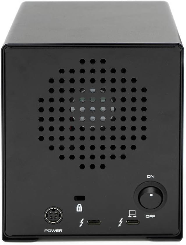 Get Discount Offer BLACKJET TX-4DS Thunderbolt 3 Cinema 4-Bay Dock System, Professional Video Post Production, DIT, Workflow, 40Gbps, Editing, Storage, NVMe, SSD, Archive
