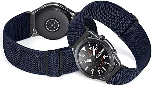 Relting 22mm Width Watch Lugs Band Compatible with Garmin Venu 4 45 mm/3 45 mm/Venu 2/Forerunner 265/255/Amazfit Bip 6/Bip 5 Quick Release Adjustable Stretchy Nylon Sport Elastic Bands for Men Women - 3