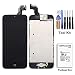cellphoneage for iPhone 5C Black Full Set with Spare Parts LCD Screen Replacement Digitizer with Home Button, Bracket, Flex, Sensor, Front Camera, Frame Housing Assembly Display Touch Panel + Free Repair Tool Kits