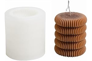 Creative Tire Stripe Silicone Candle Soap Mold