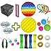 Fidget Toy Set Riduzione Antistress Effetto Rilassante Anti-ansia Giocattoli Sensoriali con Bolle di Silicone Portachiavi Ottimo Pacco di Regalo in 24 Pz