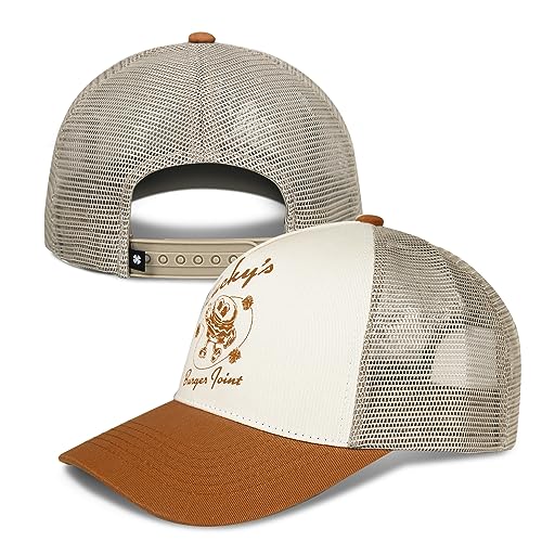 Image of Lucky Brand Trucker Hat | Snapback | Adjustable | Mesh Back | Retro | Baseball Cap | Golf | Fishing | American Heritage