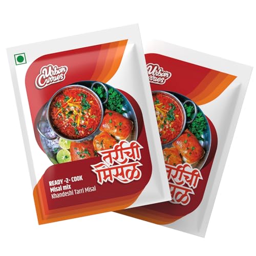 Urban Curries™ Khandeshi Zatka Ready to Cook Misal Mix | Spicy Maharashtrian Instant Misal Masala | 75g | Pack Of 2(150gm) (B0CQNNWTMF) Amazon Price History, Amazon Price Tracker