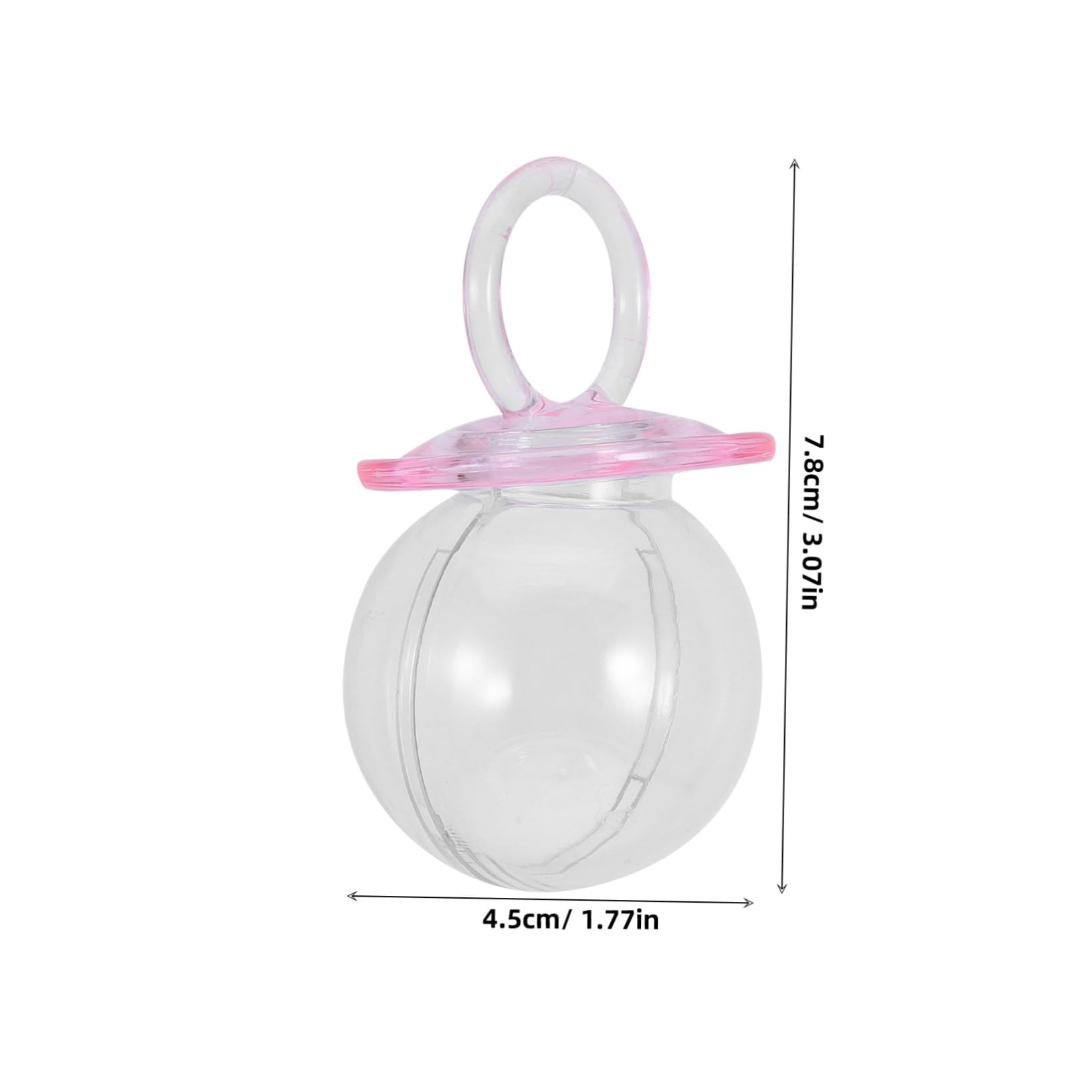 PartyKindom Mini Baby Pacifier Boxes Candy Cases 20pcs Baby Shower Candy Treats Holders Design