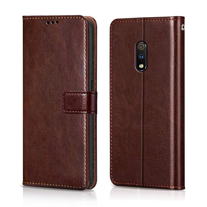 Luxury Counter Compatible for Realme X Oppo K3 Flip Back Cover Dual