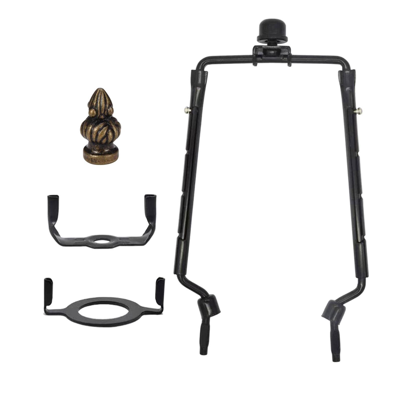 Lamp Shade Harp Holder Bracket Light Fitting Harps for Floor Table Lamp Black-image-49