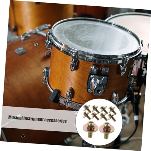 Juego de 20 tornillos para drum lug 1.7x1.6x1.6 cm miniatura 7
