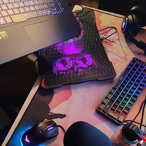 AICHESON S035 Purple y AA3 Enfriador Laptop 8 Ventiladores miniatura 5