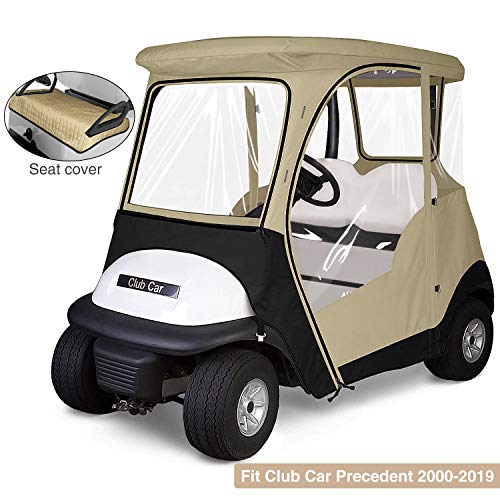 KAKIT 800D Fairway 4-Sided 2-Person Golf Cart Enclosure Custom fit Club Car Precedent