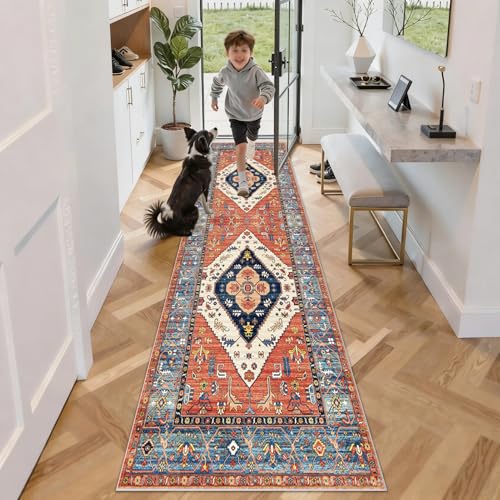 Alfombra de pelo corto para salón, pasillo y habitación de 80 x 100 cm 3