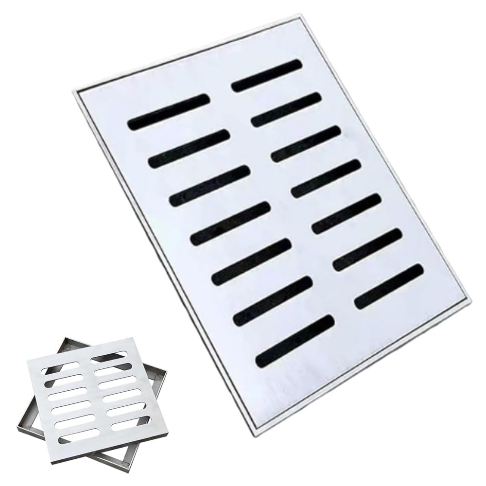 Grille de drainage décorative en inox pour une finition haut de gamme de fontaine