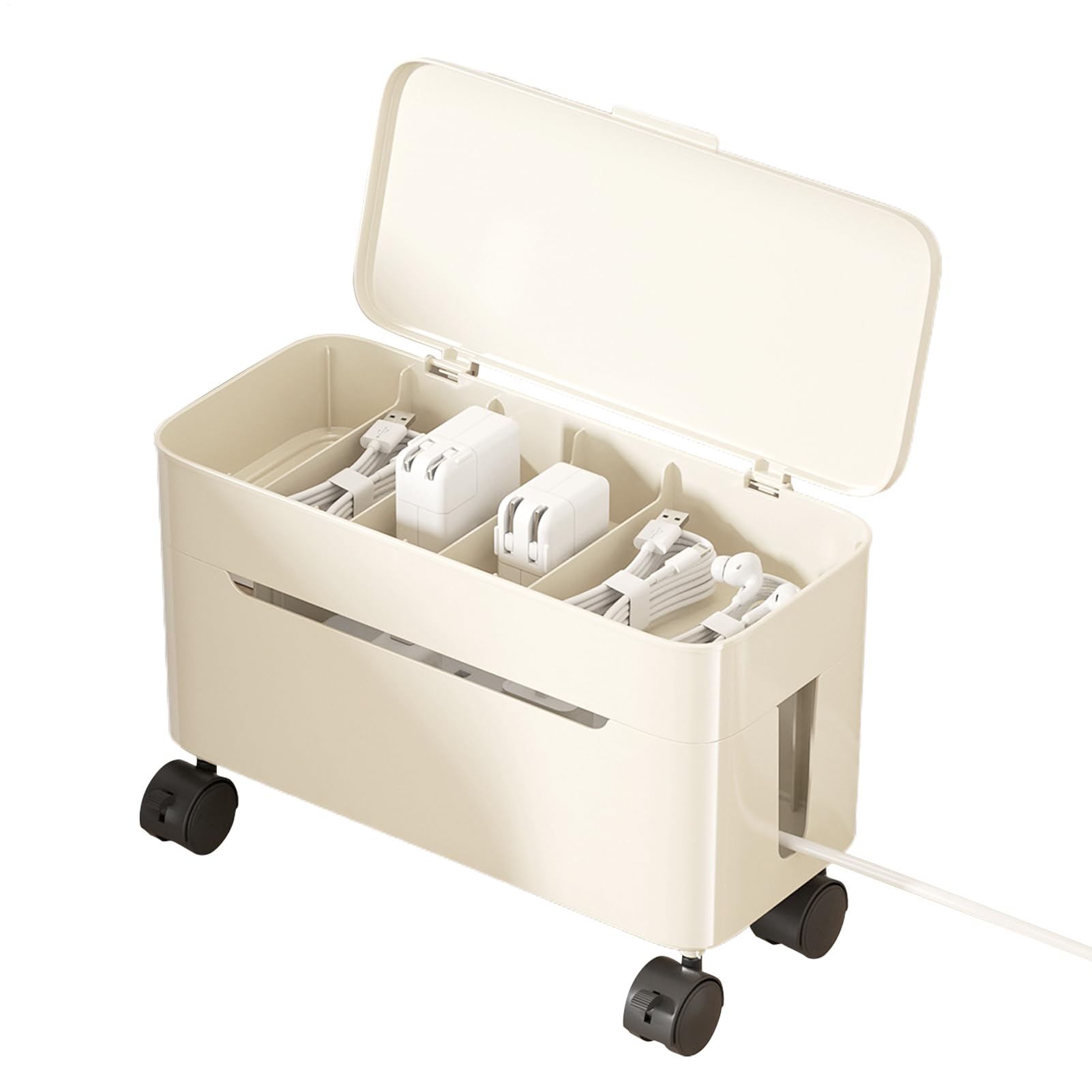 Boîte de cordon design en matériau durable pour fil de table
