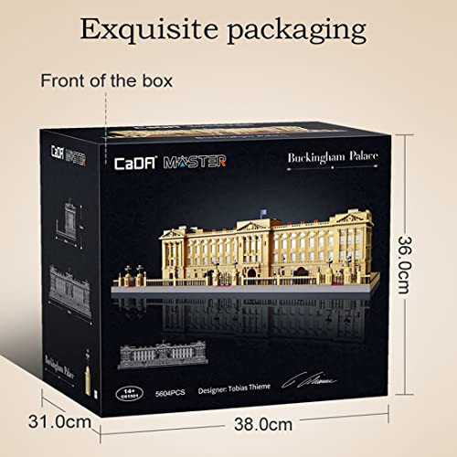 SSSSS TopBau Buckingham Palace Architecture, 5604+ Teilen Weltberühmtes Gebäude Collection Bauset, Kompatibel mit Lego… – Bild 8