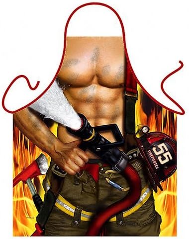 Fireman - Sexy Kitchen Apron - 100% Polyester