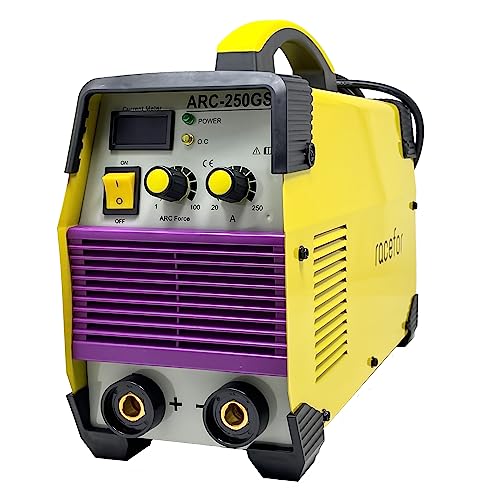 RACEFOR ARC 250GS Small Portable Single Phase 250 Amp DC Inverter IGBT Welding Machine for Home & Professional Use with Hot Start, Arc Force control, Anti Stick & Digital Display (1 Year Warranty) (B0CBPQNT93) Amazon Price History, Amazon Price Tracker