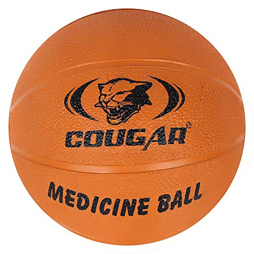 Image of COUGAR High Grip Rubber Moulded Medicine Ball Without Handle for Crossfit, Exercise & Fitness, Strength & Conditioning Exercises (2 KG, Color May Vary)