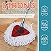 2 Pack Spin Mop Heads Replacements for Ocedar Easywring 1 Tank System Mop Replace Head Attachments, Microfiber Chenille Mop Pad Spin Mop Refill for O Cedar Mop Head