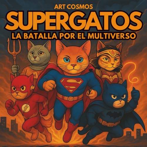 Supergatos la batalla por el multiverso: Libro para colorear
