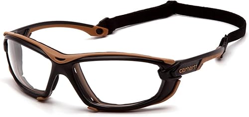 Carhartt Gear CHB1010DTMP Toccoa - Lente antivaho transparente, talla única, color negro y marrón