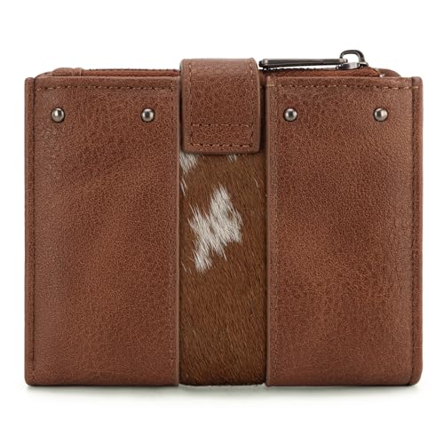 Wrangler Cow Print Tote Bag and Cowhide Wallet Set for Women2