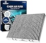 KURIMUP Cabin Air Filter,Replacement for CF11643,Premium Cabin filter with Activated Carbon, Fit for A3/Q3/S3/TT Quattro and Atlas/GTI/Golf/Jetta/Tiguan(1 pack)