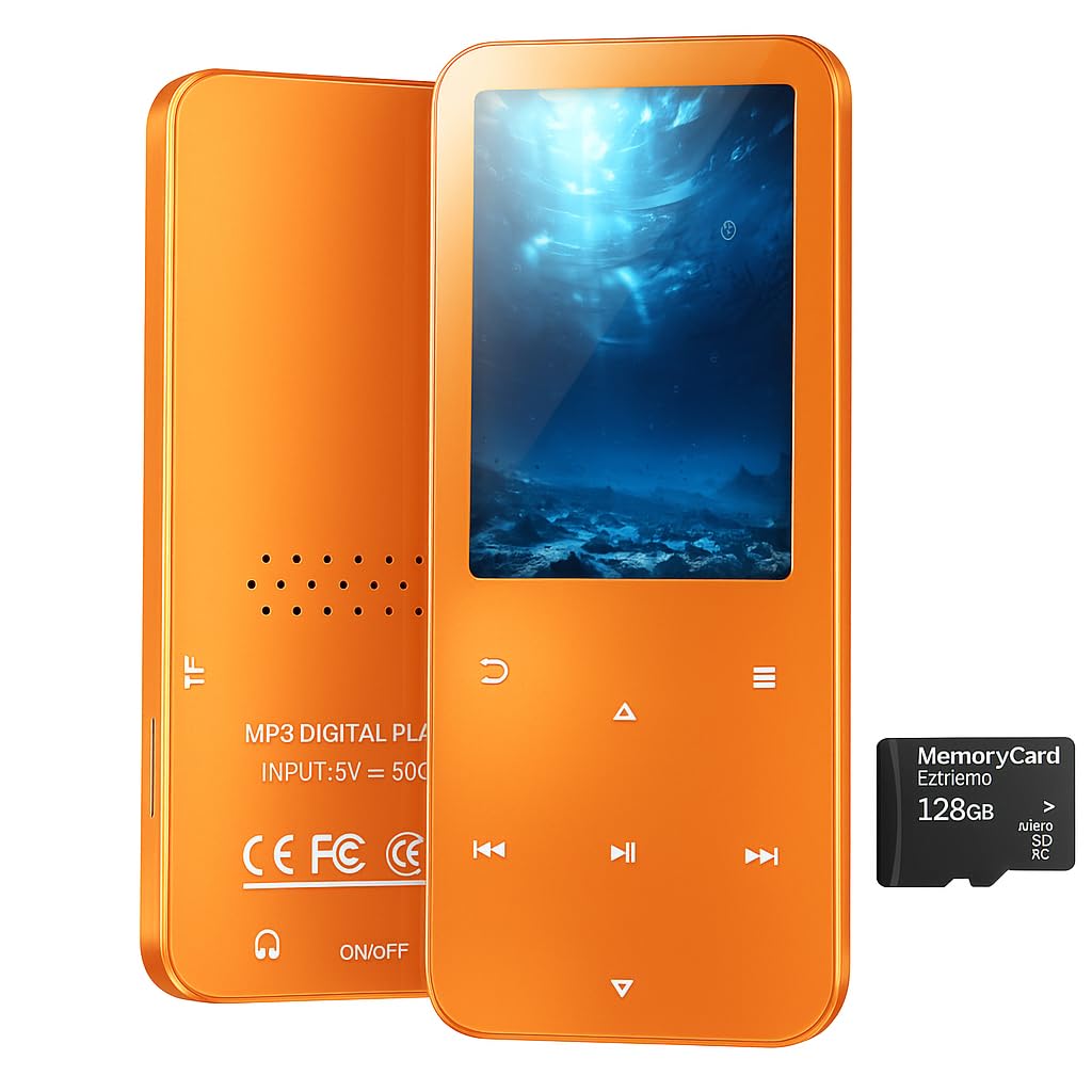 Photo 1 of 144GB MP3 Player, Bluetooth 5.2 Music Player, HiFi Sound Digital Music
