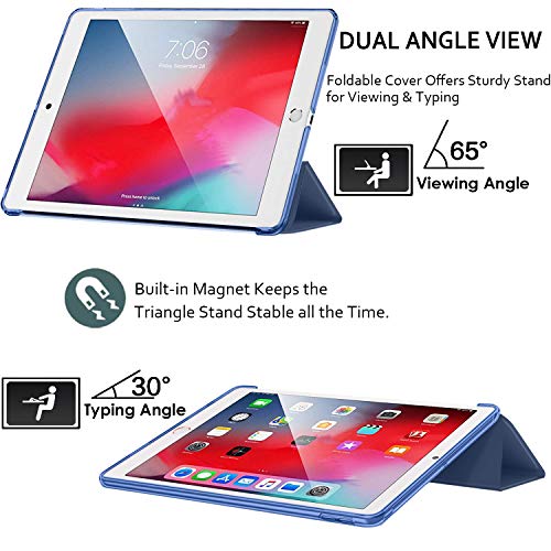 Image of DuraSafe Cases For iPad Mini 6 Gen 2021 8.3 [ Mini 6th Gen ] A2567 A2568 A2569 MK7M3HN /A MLWL3HN /A MK7R3HN /A MK7P3HN /A MLWR3HN /A MK7X3HN /A MK7V3HN /A MK893HN /A MK8E3HN /AiPad Cover Hard Back - Navy Blue