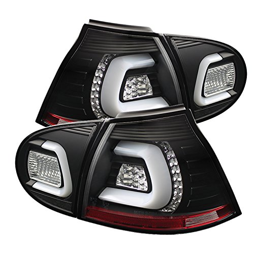 Spyder 5073792 Volkswagen Golf V 06-09 LED TURN SIGNAL LED Tail Lights - Black